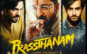 The lead cast and characters of Hindi film, Prassthanam